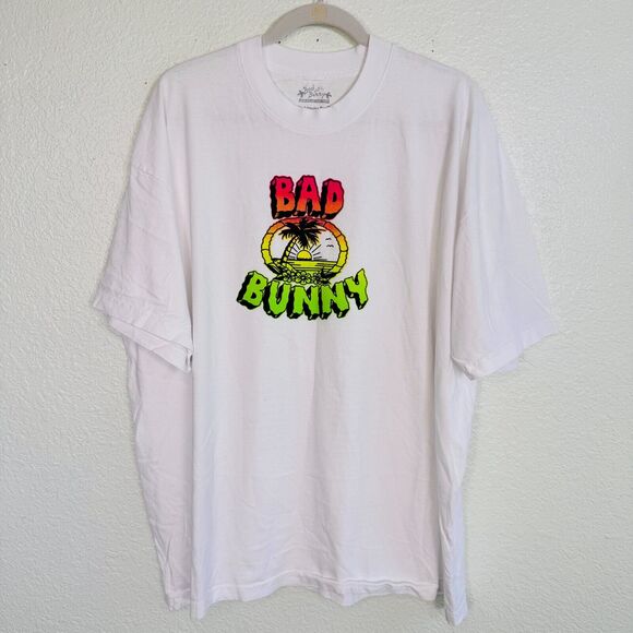 Bad Bunny Shirt Men XXL Un Verano Sin Ti Worlds Hottest Tour Stadiums 2022 2XL - Picture 1 of 9